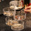 (Fourth floor) Rotatable jewellery organiser make-up storage rack 8
