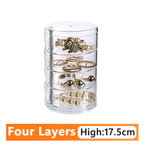 (Fourth floor) Rotatable jewellery organiser make-up storage rack 1