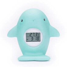 (Small whale) Bath Thermometers Intelligent time alarm cartoon baby electronic water thermometer room thermometer bath toy
