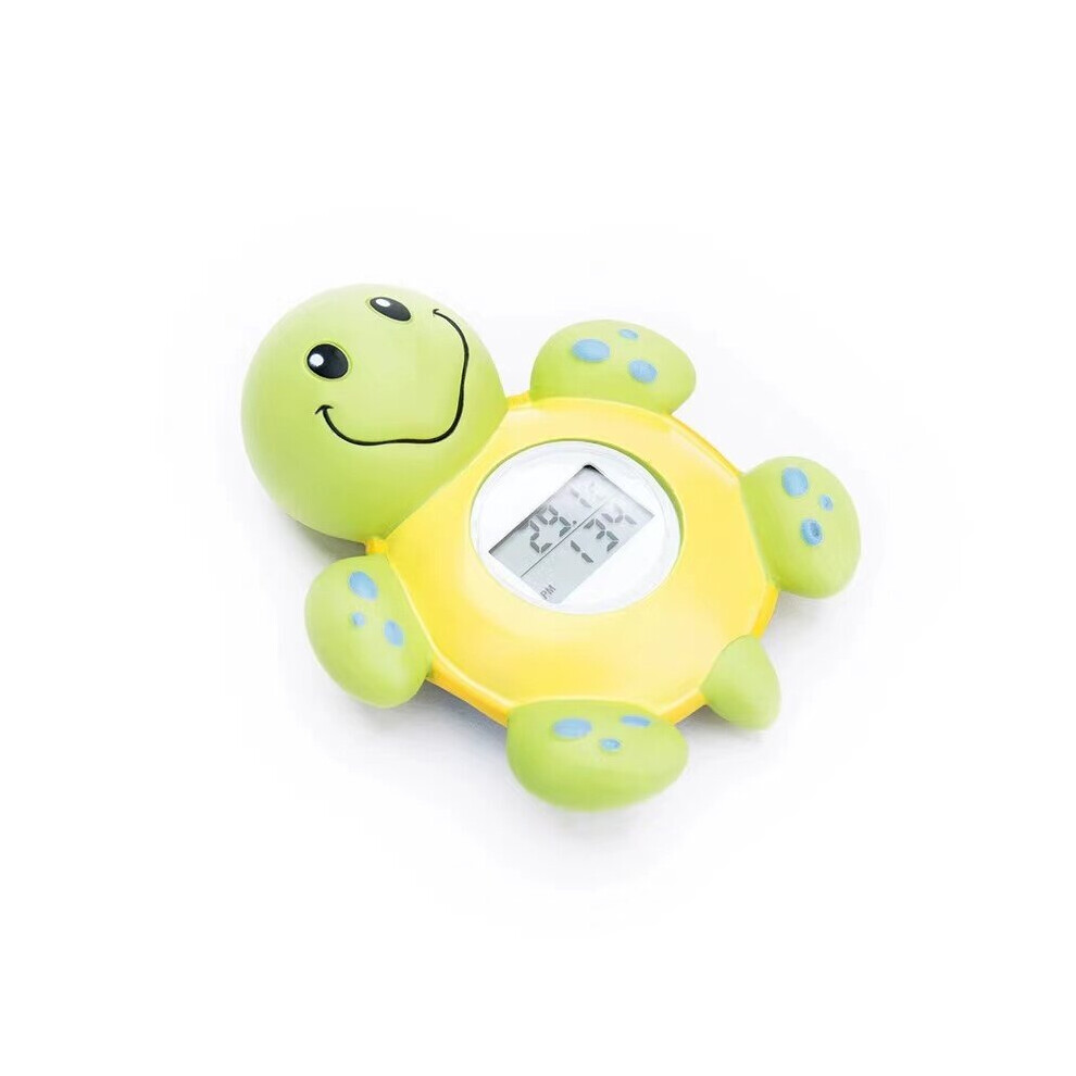 (Little turtle) Bath Thermometers Intelligent time alarm cartoon baby electronic water thermometer room thermometer bath toy