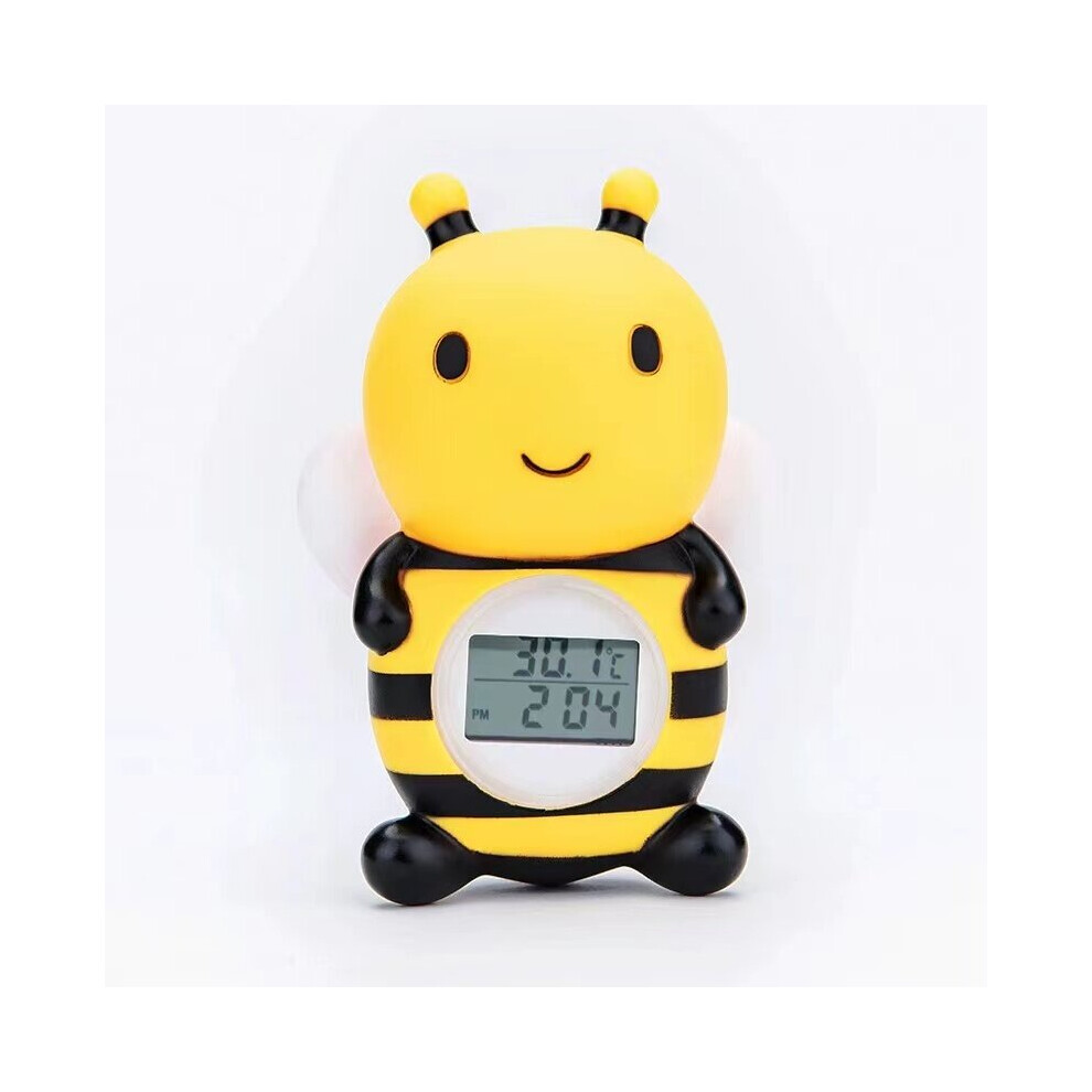 (Little bee) Bath Thermometers Intelligent time alarm cartoon baby electronic water thermometer room thermometer bath toy