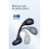(Black) Bone conduction headset Bluetooth sport waterproof 6