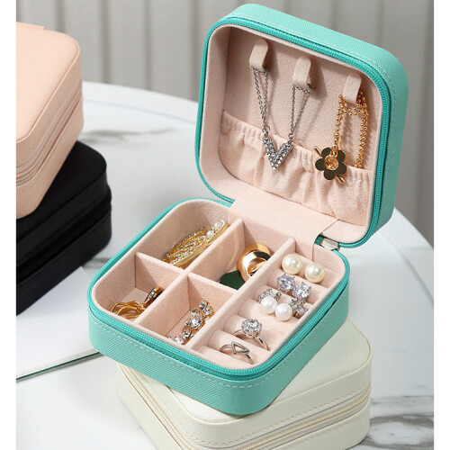 (Tiffany Blue) Simple Macaron color accessories storage box 1