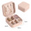 (pink) Simple Macaron color accessories storage box 1