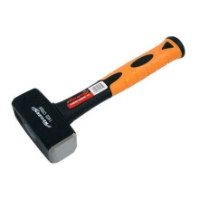 Heavy Duty 1kg 2.5lb Fibreglass Handle Sledge Club Stone Lump Hammer New 0281
