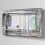 Large 3D Shaped Crushed Diamond Filled Wall Mirror 120cm 2