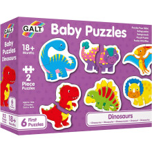 Galt Baby Puzzles - Dinosaurs 6 x 2 Pieces