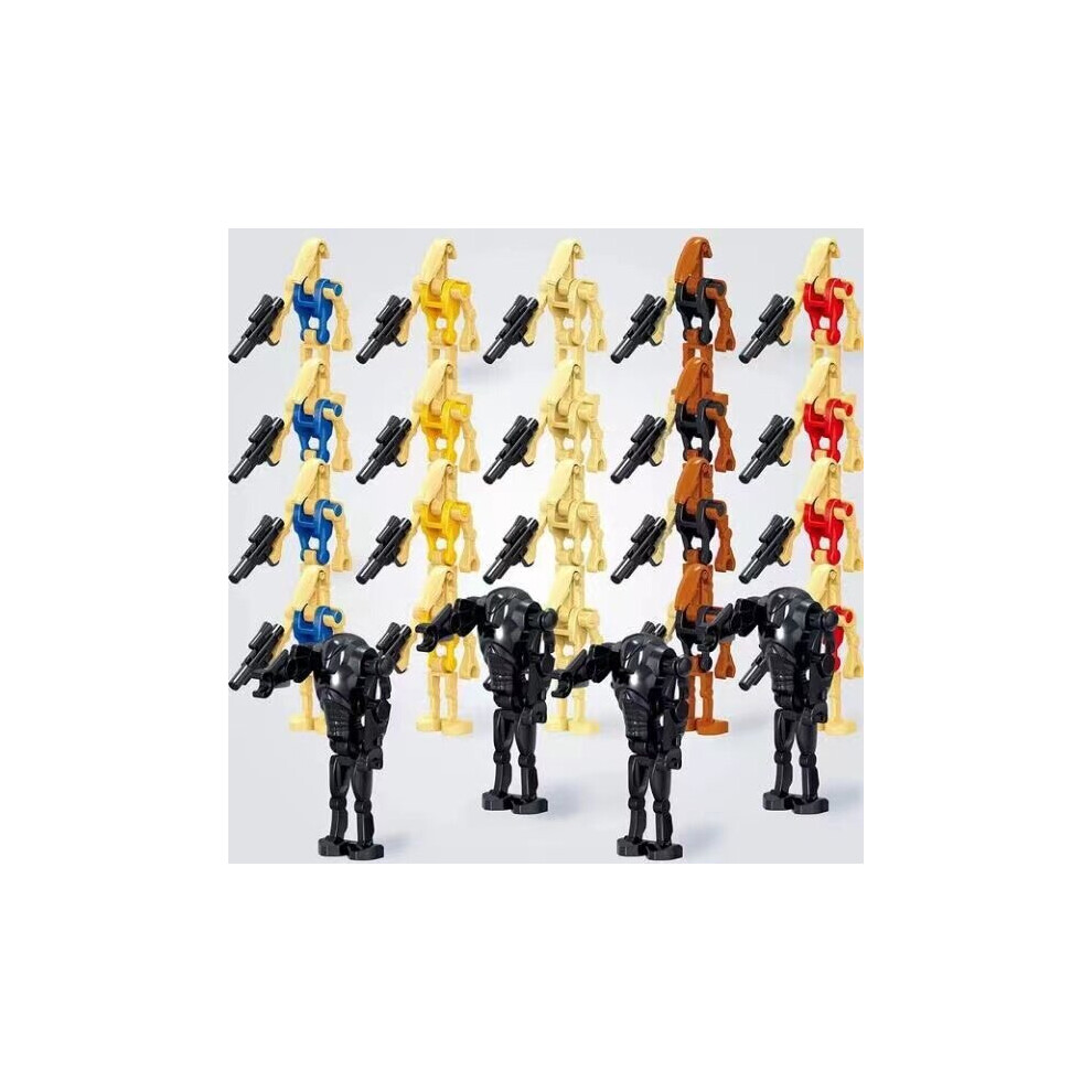 (Super Battle A?24pcs)) Star Wars Clone Troopers Minifigures Gift Fit Lego