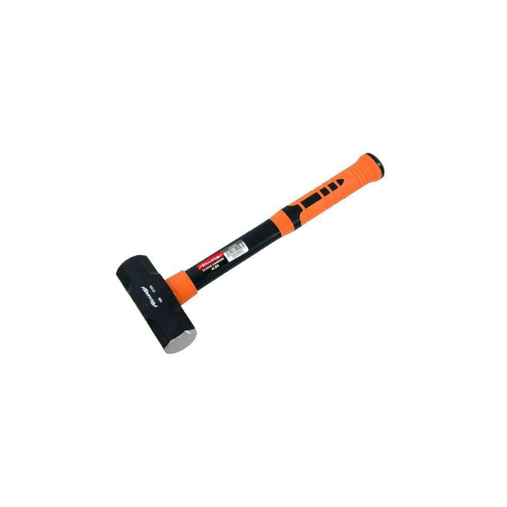 Lump Hammer 2kg 4lb Fibreglass Handle Sledge Club New Heavy Duty CT1293