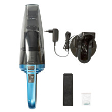 Handstaubsauger | 75 W | Wiederaufladbar | Trocken / Nass | Li-Ion | Blau grau