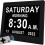 Dementia Clock Calendar Date Day Alarm Clock 8 In Large Remote Control 1