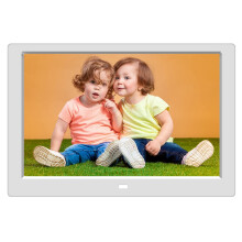 (Blanc) Cadre photo numérique - Cadre photo électrique 10 pouces