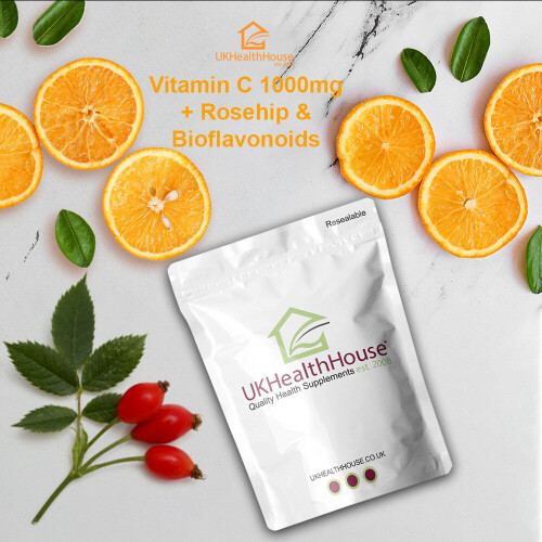 Vitamin C+ 1000mg + Rosehip Bioflavonoids Immune Support Capsule 30 2