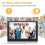 Digital Photo Frame Picture Frame HD 15 Inch Remote Control Plug Play 3