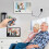 (White) Digital Photo Frame Electric Picture Frame 10 Inch 6