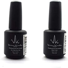 Set of 2 - Preparation Gel Polish (Non Wipe Top Coat + Base Coat)