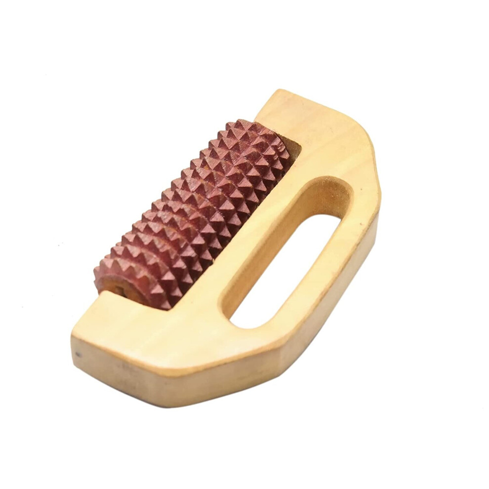 Hand Massager for Acupressure Wooden Acupuncture tools (5x3 In)