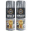 Rapide 2 x 400ml Metallic Silver spray paint gloss finish Interior & Exterior 1