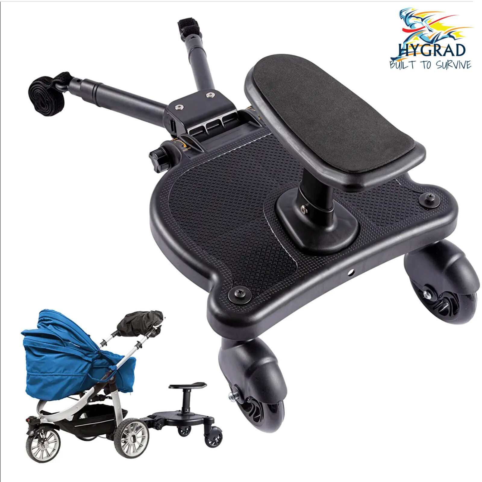 Buggy Stroller Board With Seat Pram Pushchair Stroller Board Pram Accessory attachment For Kids