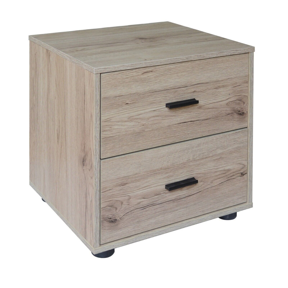 ( 2 Draw Cabinet) Oak Wooden Bedroom Furniture Cabinet Chest of Drawers Dressing Table Wardrobe