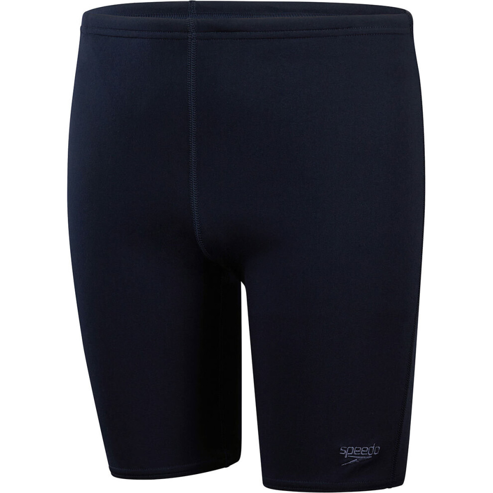 (9 to 10, True Navy) Speedo Swimming Boys Jammers ECO Endurance+ Jammer - Navy