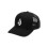 Volcom Curved Peak 6 Panel Snapback Cap ~ Full Stone Cheese black 1