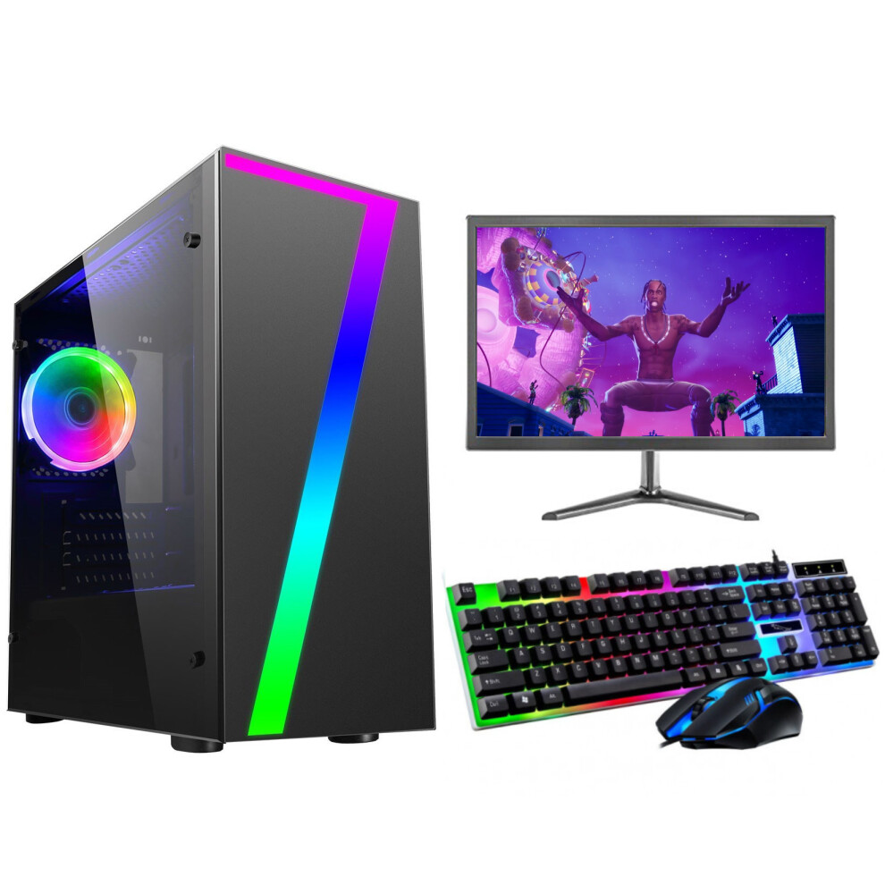 FCS Fast Gaming PC Bundle-Intel Core i5 16GB RAM 1TB GT730 2GB 22'' Monitor