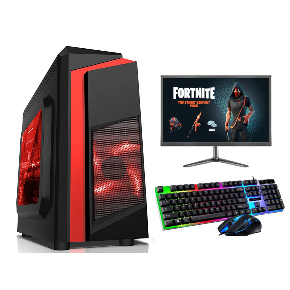 FCS Fast Gaming PC Bundle Intel Quad Core i5 16GB RAM 1TB Windows 10 2GB GT1030