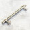 Brushed Nickel T Bar Handle 160mm 5