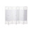 (6 Panel) White 4/6 Panel Wicker Room Divider Privacy Screen 1