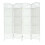 (4 Panel) White 4/6 Panel Wicker Room Divider Privacy Screen 1
