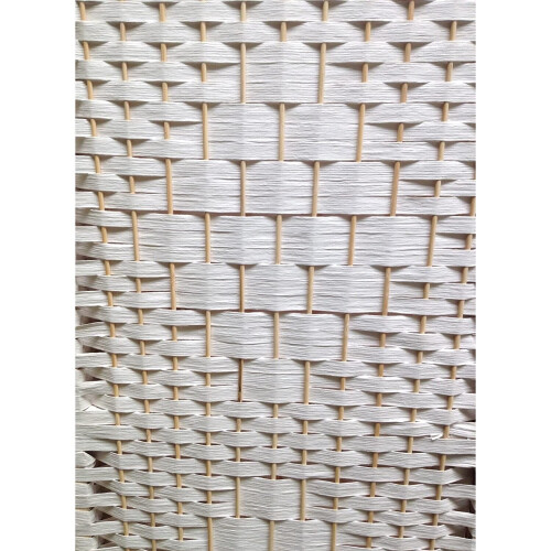 (4 Panel) White 4/6 Panel Wicker Room Divider Privacy Screen 2