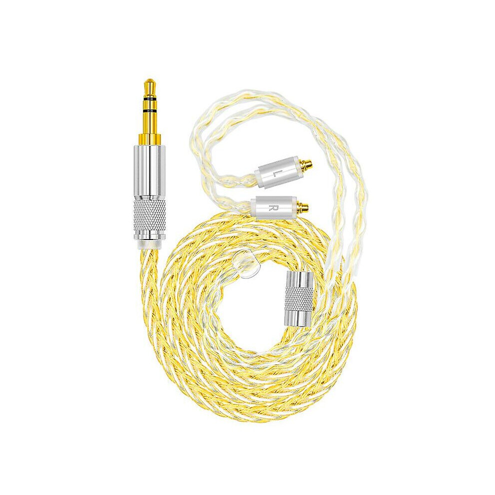 ( And Mixed, 3.5 To Mmcx) Earphone Cable Headphone Extension Cable Plated Copper Stereo Audio Cord Gold/Silver 768619231580