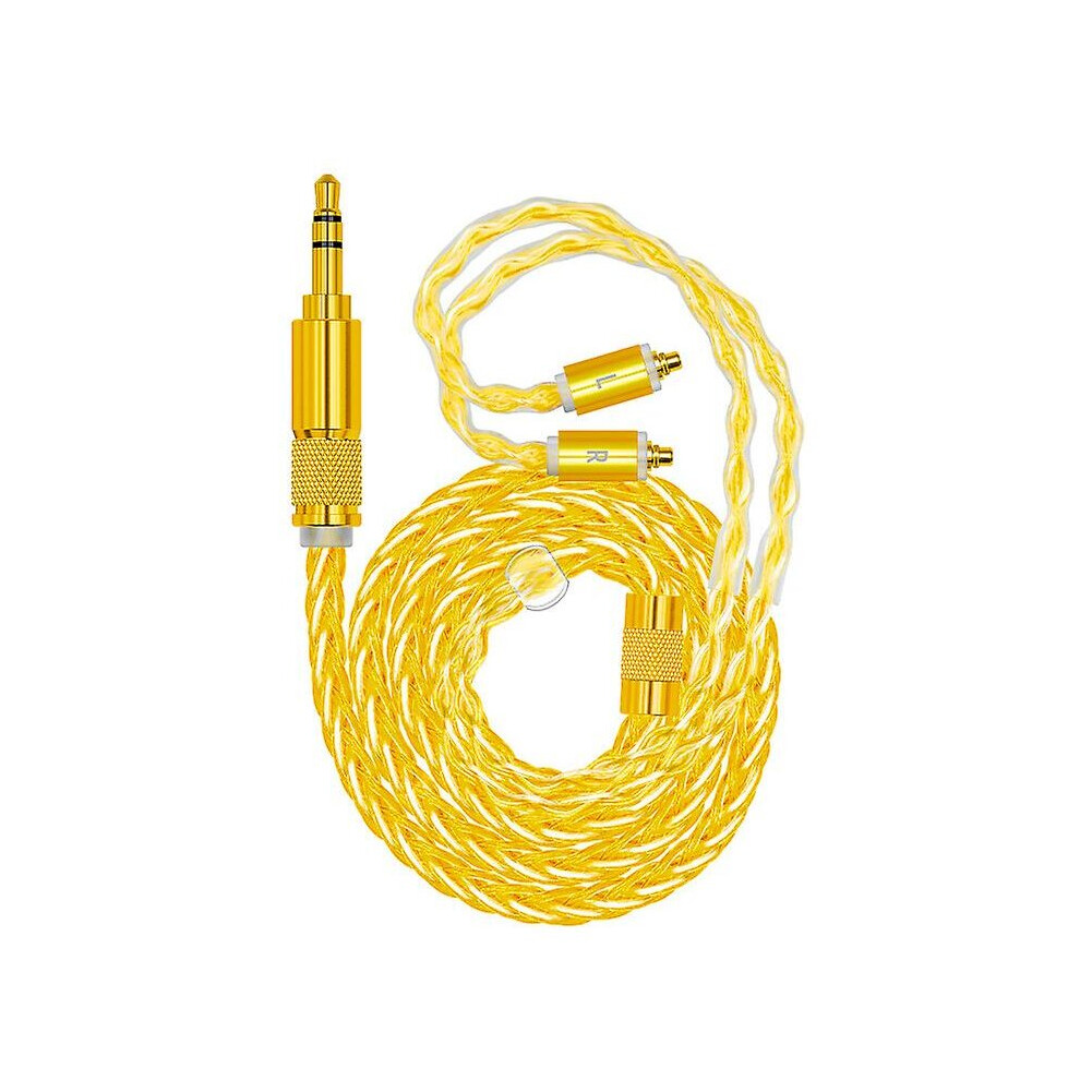 (, 3.5 To Mmcx) Earphone Cable Headphone Extension Cable Plated Copper Stereo Audio Cord Gold/Silver 768619231559