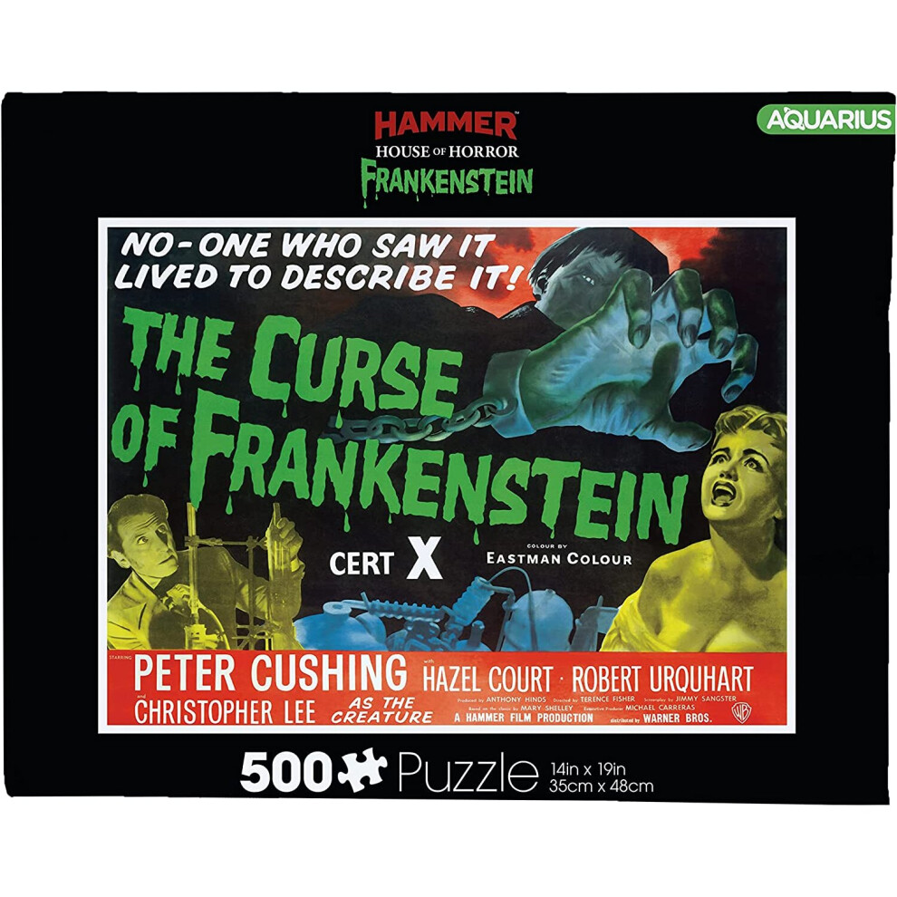 Photos - Jigsaw Puzzle / Mosaic Hammer Horror Curse of Franenstein 500pc Jigsaw Puzzle