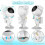 Astronaut Galaxy Projector Night Light – Nebula & Stars, 360 Rotating Head, Remote Control, UK Plug 13