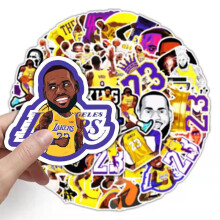 (James) NBA stars (including James) stickers