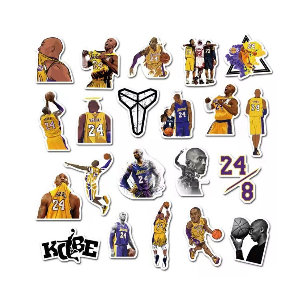 (Kobe) NBA stars (including James) stickers