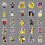 (James) NBA stars (including James) stickers 5