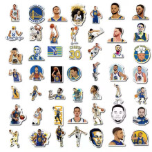 (NBA stars mixed set) NBA stars (including James) stickers