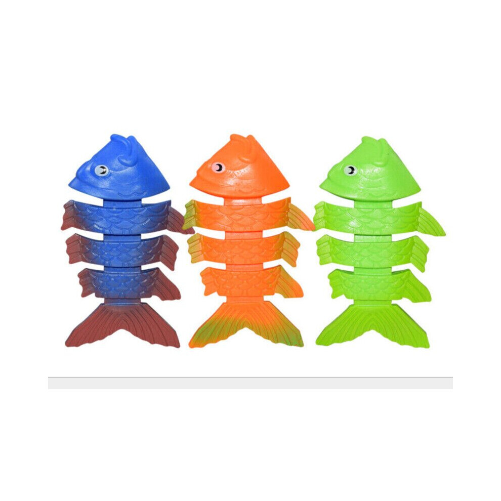Photos - Pools Accessory  Underwater Diving Toys Dive Ring/Torpedo/Sticks Swimming Pool Game Toy Kids(3x Fishes)