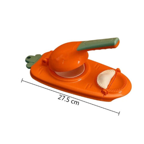 (Orange) Two-in-one dumpling press mould for new dumpling makers 1