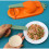 (Orange) Two-in-one dumpling press mould for new dumpling makers 3