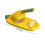 (Yellow) Two-in-one dumpling press mould for new dumpling makers 1