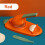 (Orange) Two-in-one dumpling press mould for new dumpling makers 8