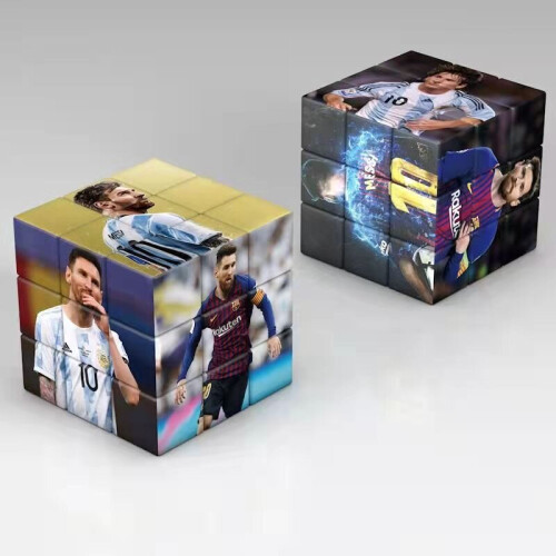 (Messi) Football and Basketball Star Magic Cube 1