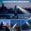 Bright LED Headlight Flashlight Head Torch Fish Light Rechargeable 9