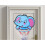(Blue) Children's basketball hoop without holes 3