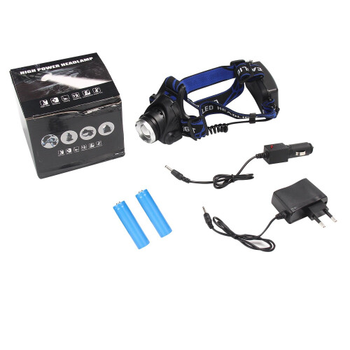 Bright LED Headlight Flashlight Head Torch Fish Light Rechargeable 2