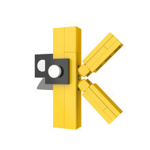 (K) Alphabet Lore Building Block Toy Kawaii English Letter Building Block Best Gift